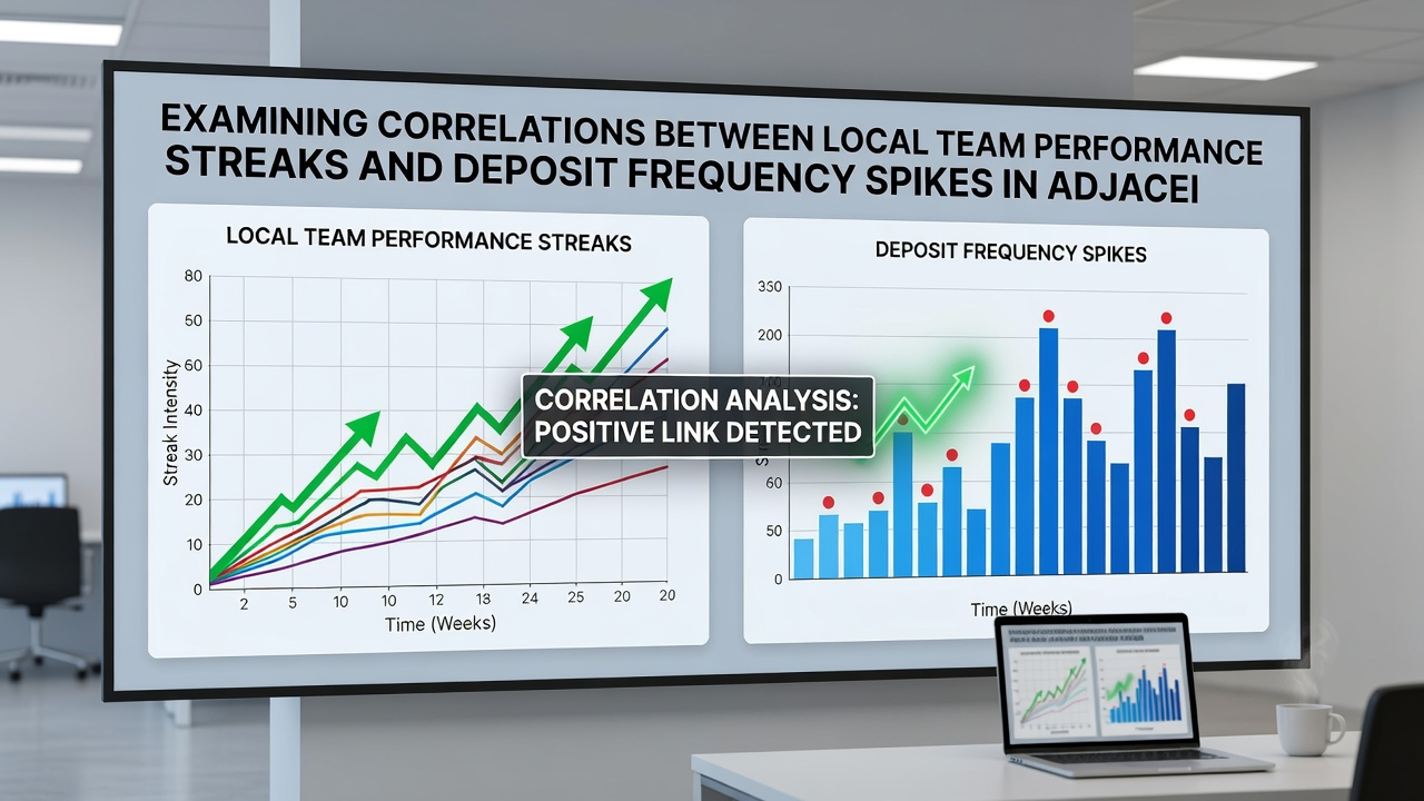 Graph displaying deposit volume changes tied to team win streaks