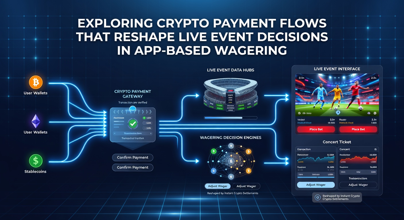 Mobile app interface demonstrating crypto deposits during a live sports event