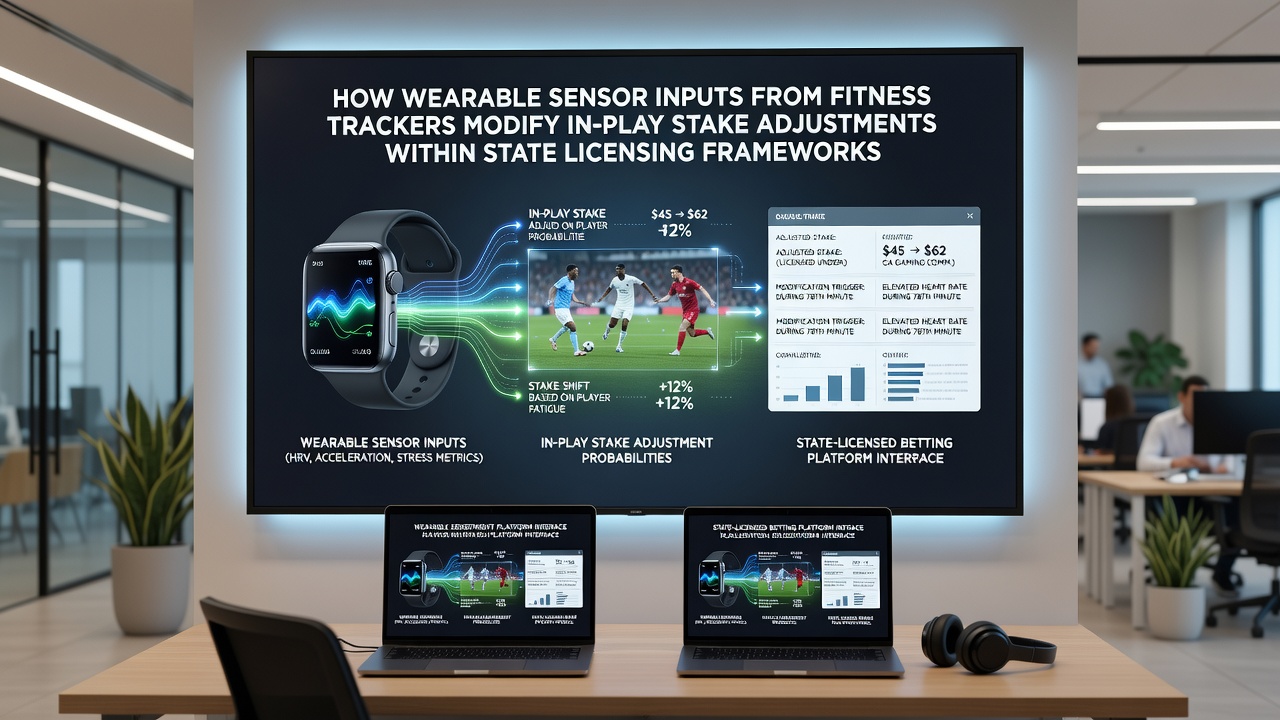 Secure data flow diagram between fitness trackers and licensed wagering systems