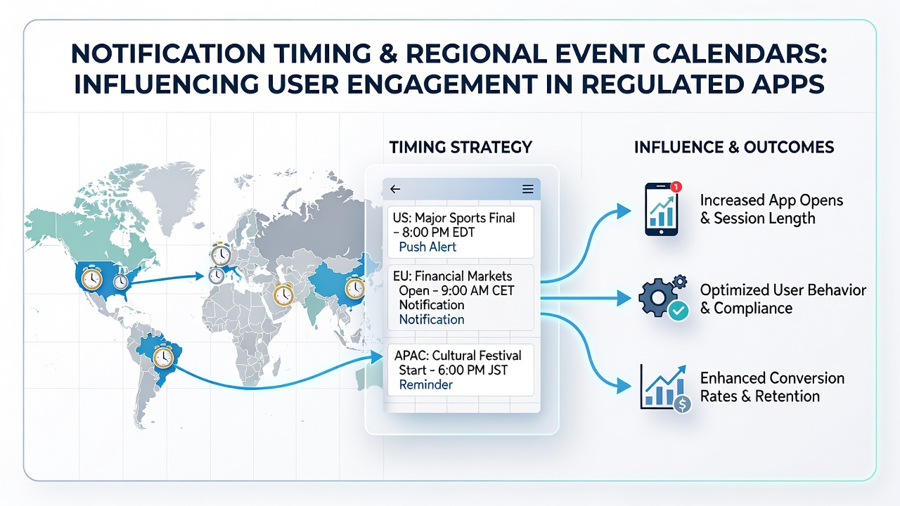 Data visualization showing deposit pattern shifts linked to notification timing and regional calendars